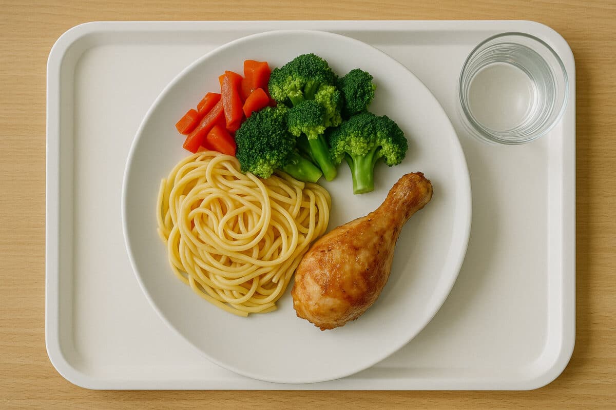 Une assiette variée est le gage d'un déjeuner réussi.