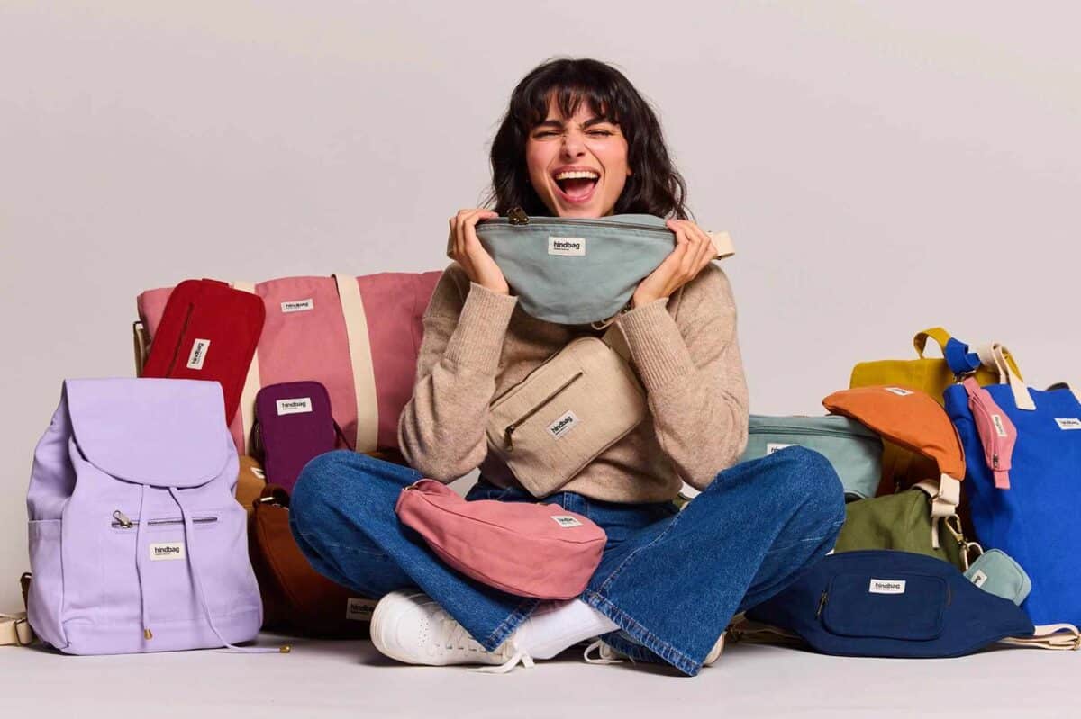 La marque Hindbag s'inscrit dans une démarche éthique et responsable décomplexée, loin des clichés de la babagerie de mode et du luxe